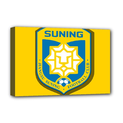 Jiangsu Suning F C  Deluxe Canvas 18  X 12   by Valentinaart