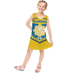 Jiangsu Suning F C  Kids  Tunic Dress by Valentinaart