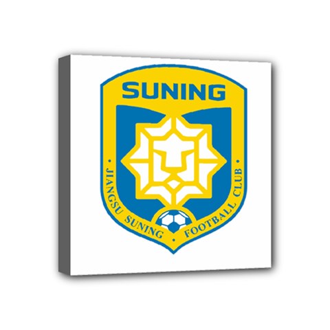 Jiangsu Suning F C  Mini Canvas 4  X 4  by Valentinaart