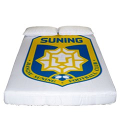 Jiangsu Suning F C  Fitted Sheet (california King Size) by Valentinaart