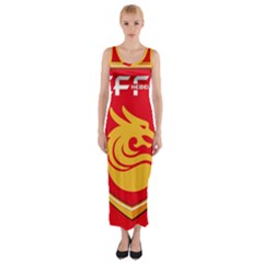 Hebei China Fortune F C  Fitted Maxi Dress by Valentinaart