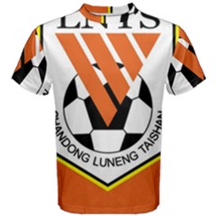 Shandong Luneng Taishan F C  Men s Cotton Tee by Valentinaart