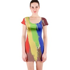Hintergrund Tapete  Texture Short Sleeve Bodycon Dress by Simbadda