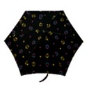 Abstract A Colorful Modern Illustration Black Background Mini Folding Umbrellas View1