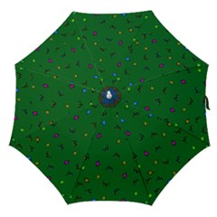 Green Abstract A Colorful Modern Illustration Straight Umbrellas by Simbadda