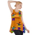 A Colorful Modern Illustration For Lovers Side Drop Tank Tunic View1