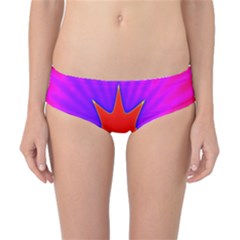 Pink Digital Computer Graphic Classic Bikini Bottoms by Simbadda