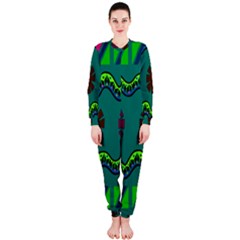A Colorful Modern Illustration Onepiece Jumpsuit (ladies) 