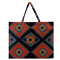 Abstract A Colorful Modern Illustration Zipper Large Tote Bag View1