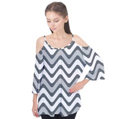 Shades Of Grey And White Wavy Lines Background Wallpaper Flutter Tees