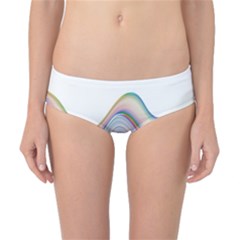 Abstract Ribbon Background Classic Bikini Bottoms by Simbadda