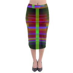 Galileo Galilei Reincarnation Abstract Character Midi Pencil Skirt by Simbadda