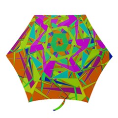 Background With Colorful Triangles Mini Folding Umbrellas by Simbadda