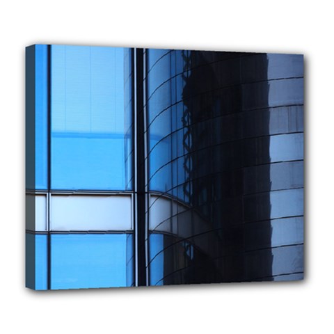 Modern Office Window Architecture Detail Deluxe Canvas 24  X 20   by Simbadda