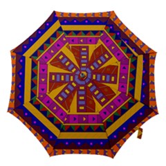 Abstract A Colorful Modern Illustration Hook Handle Umbrellas (medium) by Simbadda