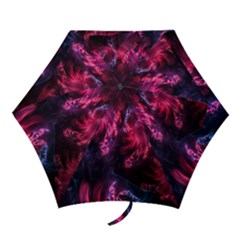 Abstract Fractal Background Wallpaper Mini Folding Umbrellas by Simbadda