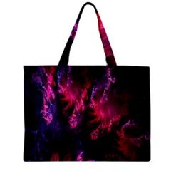 Abstract Fractal Background Wallpaper Zipper Mini Tote Bag by Simbadda