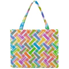 Abstract Pattern Colorful Wallpaper Background Mini Tote Bag