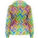 Abstract Pattern Colorful Wallpaper Background Women s Pullover Hoodie View2