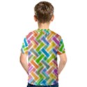 Abstract Pattern Colorful Wallpaper Background Kids  Sport Mesh Tee View2