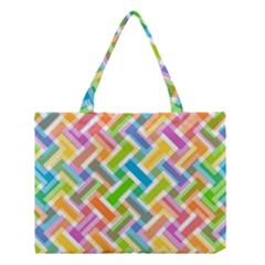 Abstract Pattern Colorful Wallpaper Background Medium Tote Bag