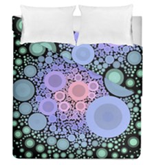 An Abstract Background Consisting Of Pastel Colored Circle Duvet Cover Double Side (queen Size) by Simbadda