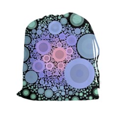 An Abstract Background Consisting Of Pastel Colored Circle Drawstring Pouches (xxl) by Simbadda