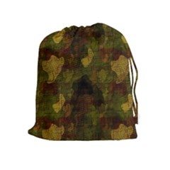 Textured Camo Drawstring Pouches (Extra Large)