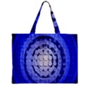 Abstract Background Blue Created With Layers Zipper Mini Tote Bag View1