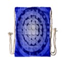 Abstract Background Blue Created With Layers Drawstring Bag (Small) View1