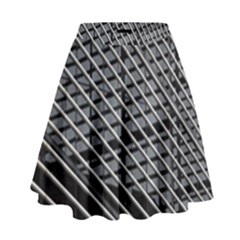 Abstract Architecture Pattern High Waist Skirt by Simbadda