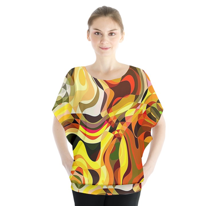 Colourful Abstract Background Design Blouse