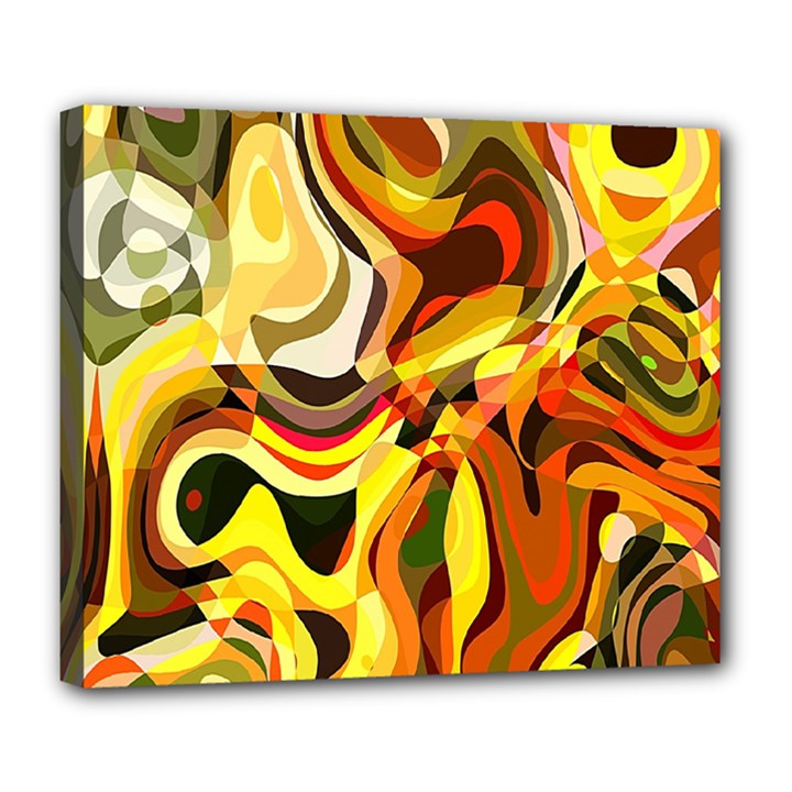 Colourful Abstract Background Design Deluxe Canvas 24  x 20  