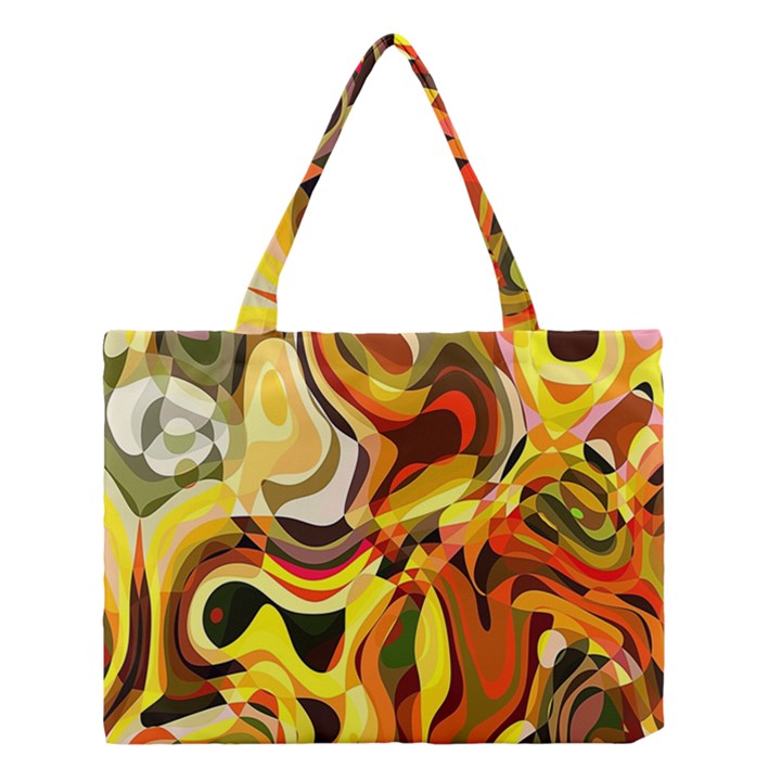 Colourful Abstract Background Design Medium Tote Bag
