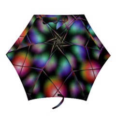 Soft Balls In Color Behind Glass Tile Mini Folding Umbrellas by Simbadda