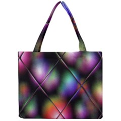 Soft Balls In Color Behind Glass Tile Mini Tote Bag by Simbadda