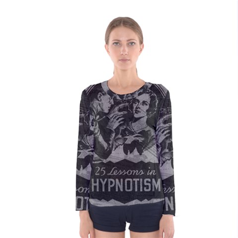 Vintage Hypnotism Women s Long Sleeve Tee by Valentinaart