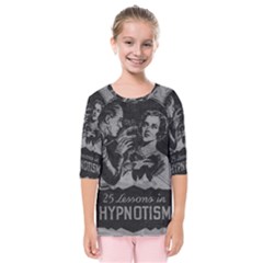 Vintage Hypnotism Kids  Quarter Sleeve Raglan Tee