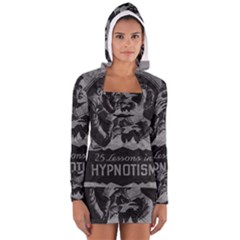 Vintage Hypnotism Women s Long Sleeve Hooded T-shirt