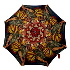 Woman In Love Hook Handle Umbrellas (medium) by Valentinaart