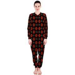 Dollar Sign Graphic Pattern Onepiece Jumpsuit (ladies) 