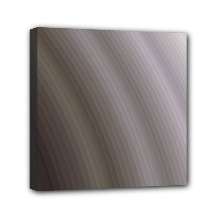 Fractal Background With Grey Ripples Mini Canvas 6  x 6 