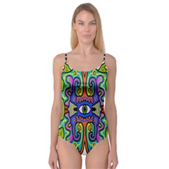 Abstract Shape Doodle Thing Camisole Leotard  by Simbadda