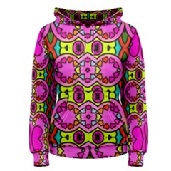 Colourful Abstract Background Design Pattern Women s Pullover Hoodie by Simbadda