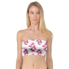 Santa Rita Flowers Pattern Bandeau Top by dflcprintsclothing