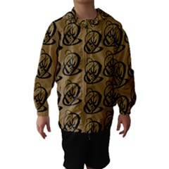 Art Abstract Artistic Seamless Background Hooded Wind Breaker (kids) by Simbadda