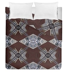 Ladder Against Wall Abstract Alternative Version Duvet Cover Double Side (queen Size) by Simbadda