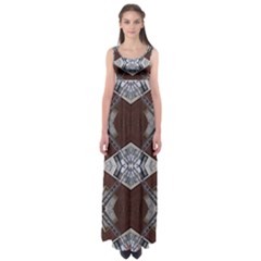 Ladder Against Wall Abstract Alternative Version Empire Waist Maxi Dress by Simbadda