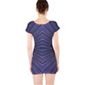 Blue Metal Abstract Alternative Version Short Sleeve Bodycon Dress View2