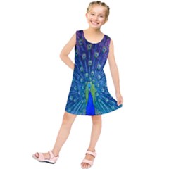 Amazing Peacock Kids  Tunic Dress by Simbadda